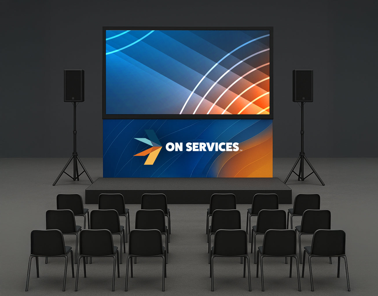 Small-Scale Product Theater with Custom Print Area