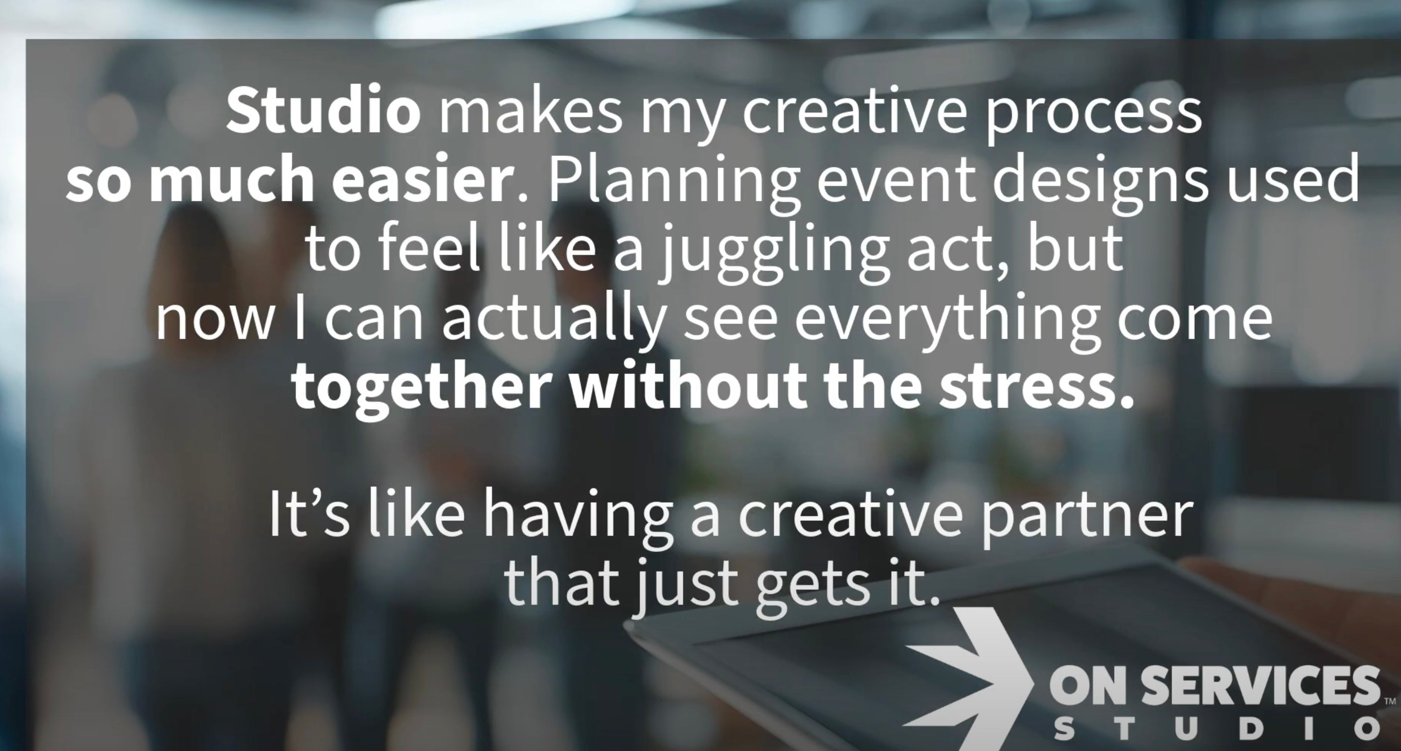 Load video: ON Services Studio Client Testimonial, Lead Designer, United Way of Greater Atlanta
